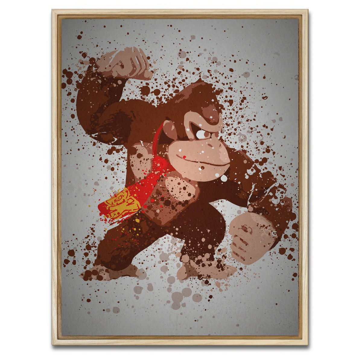 AUTO-MOCKUP WHITE | Banana Slamma | 1 Piece | Natural Framed Canvas | group=3x4