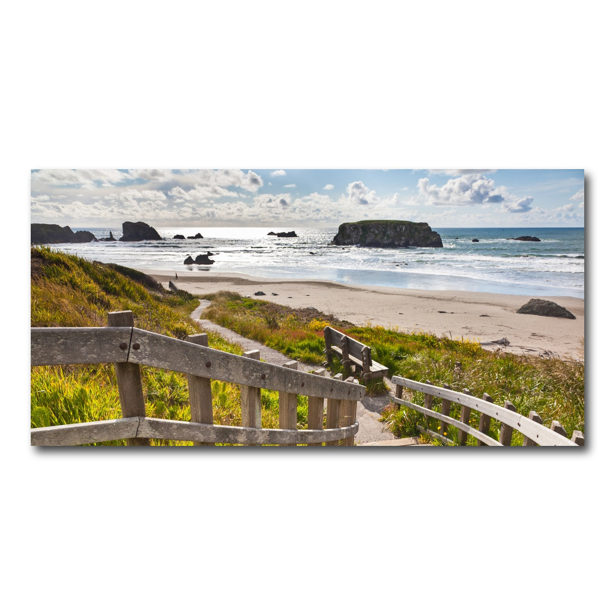 AUTO-MOCKUP WHITE | Bandon Beach | 1 Piece | Gallery Wrap Canvas | group=2x1