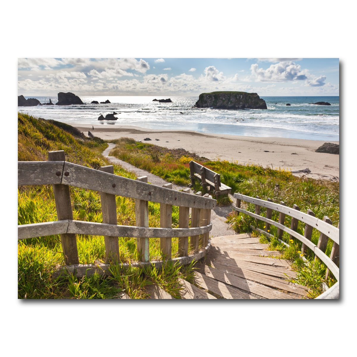AUTO-MOCKUP WHITE | Bandon Beach | 1 Piece | Gallery Wrap Canvas | group=4x3