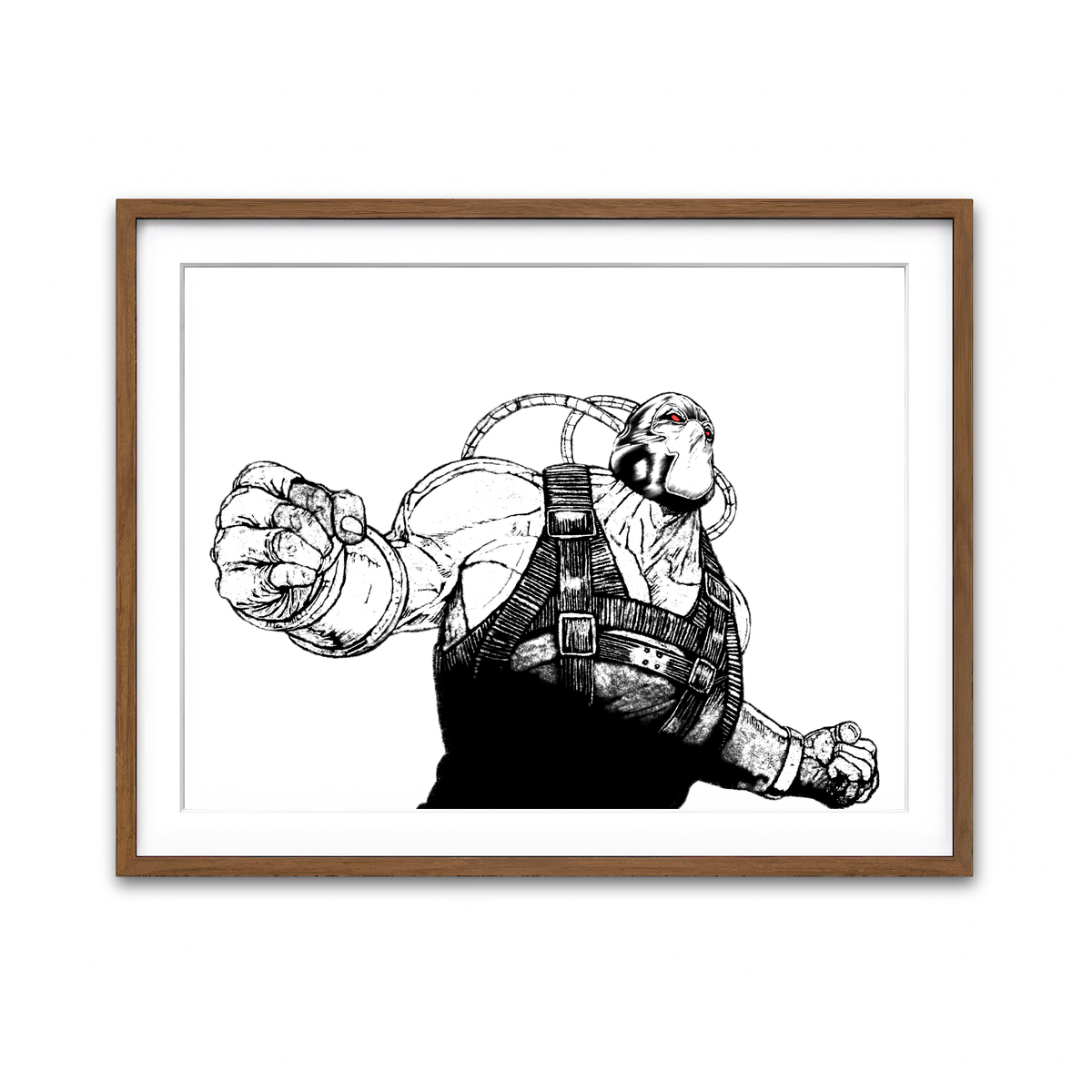 Framed Print 4x3 Walnut