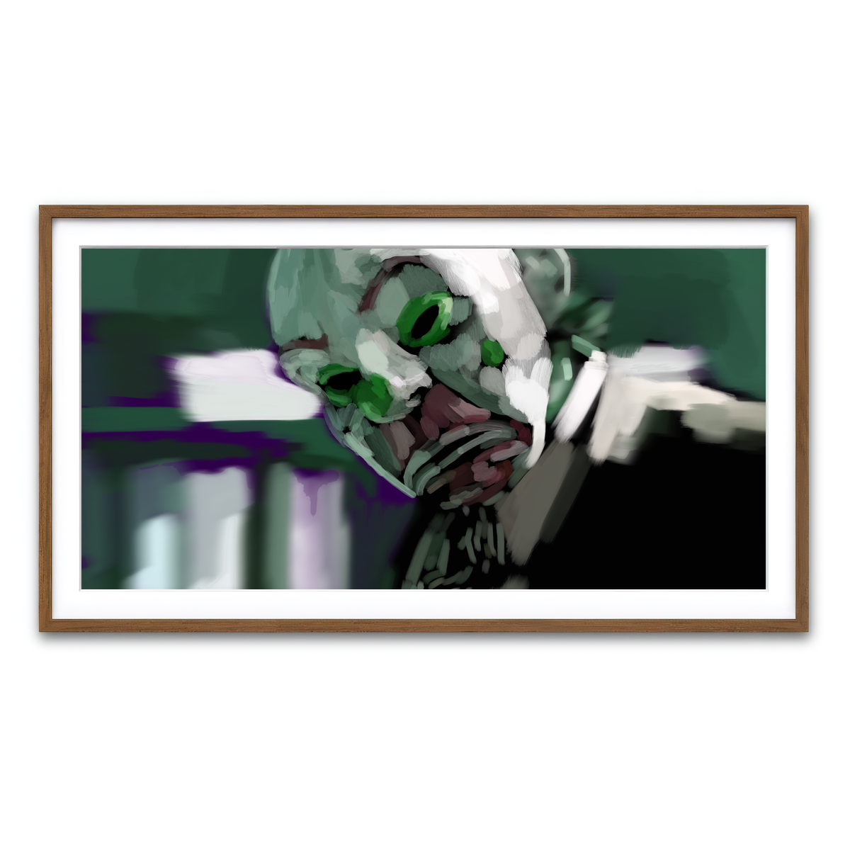 Framed Print 2x1 Walnut