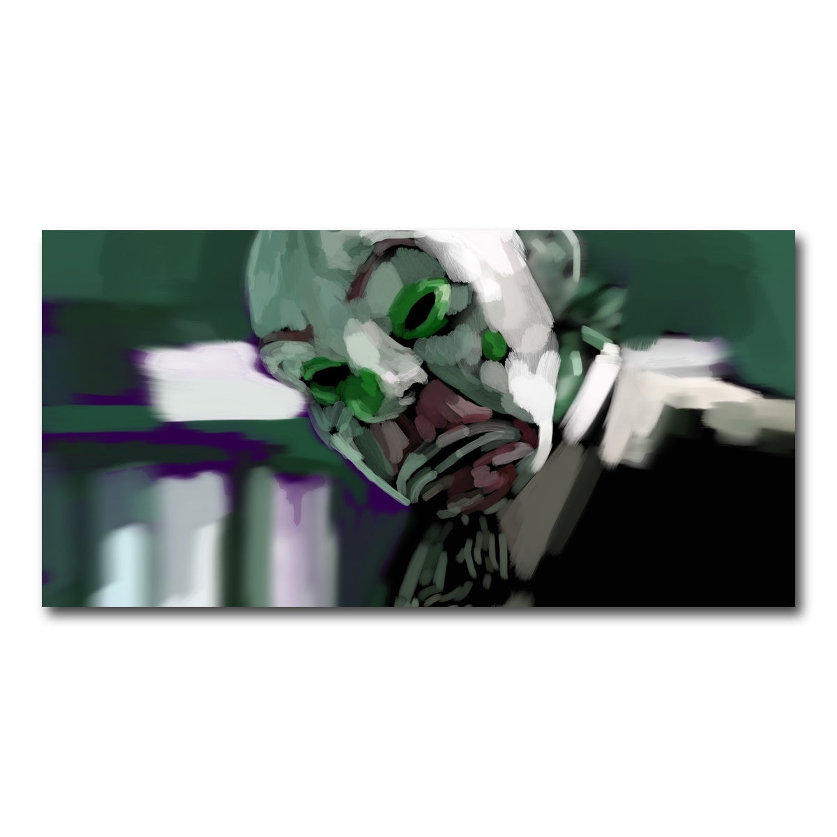 AUTO-MOCKUP WHITE | Bank Robber Clown | 1 Piece | Gallery Wrap Canvas | group=2x1