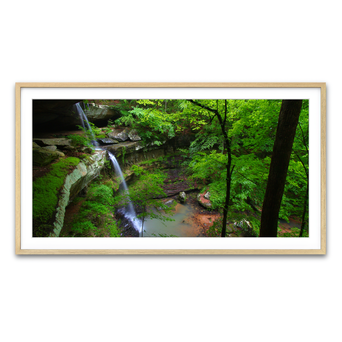 Framed Print 2x1 Natural