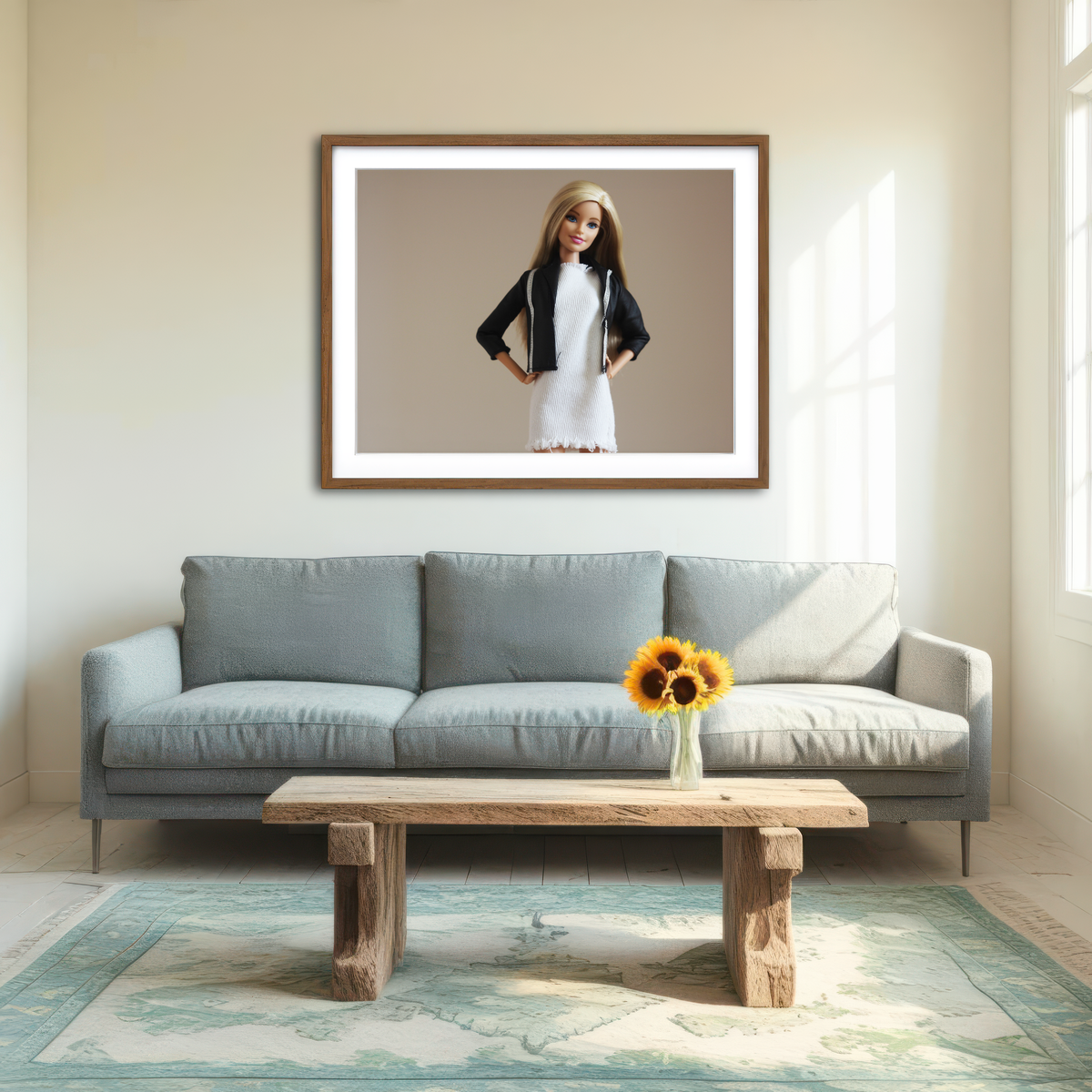 AUTO-MOCKUP ROOM | Barbie Casual Wall Art