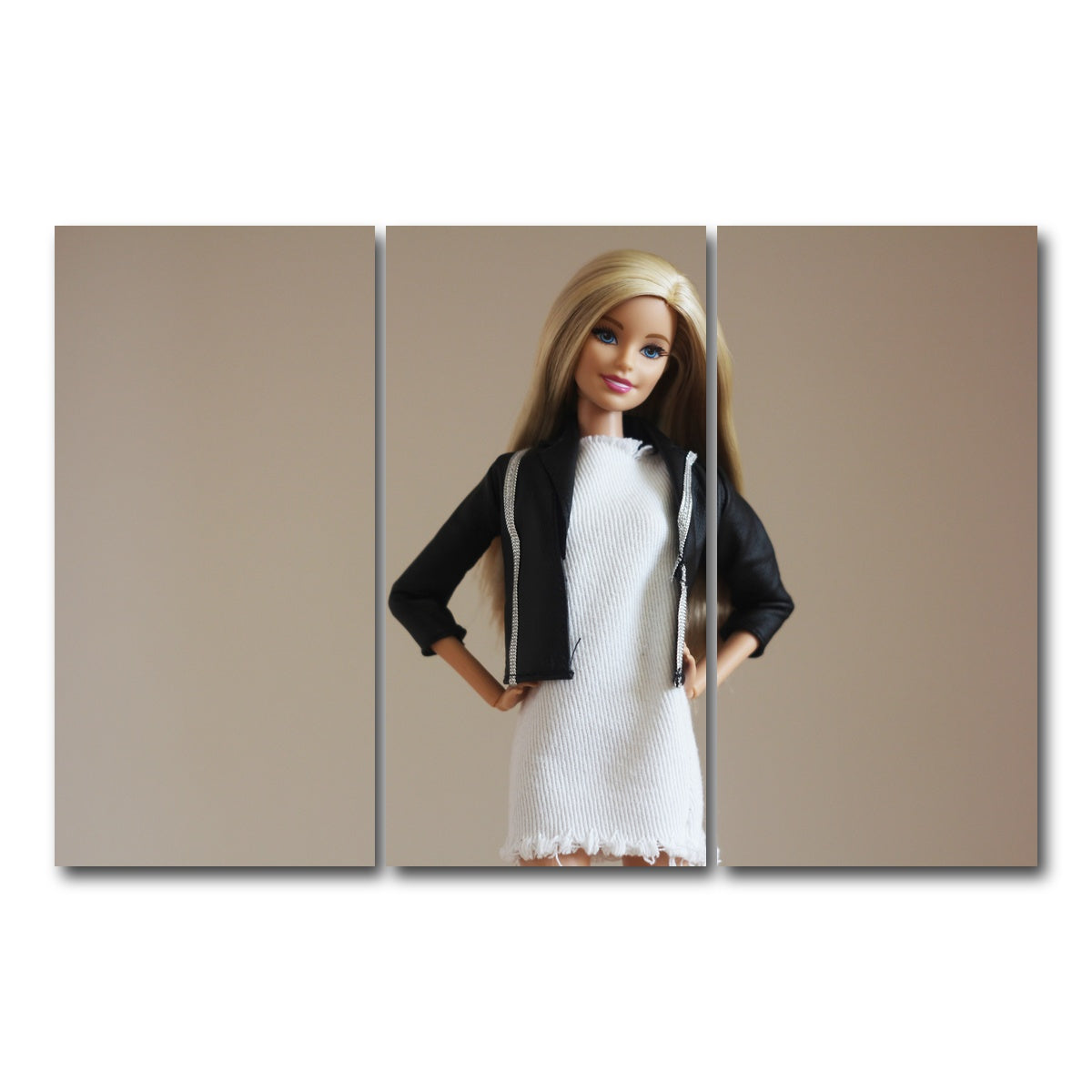 AUTO-MOCKUP WHITE | Barbie Casual | 3 Piece | Gallery Wrap Canvas | group=12x24