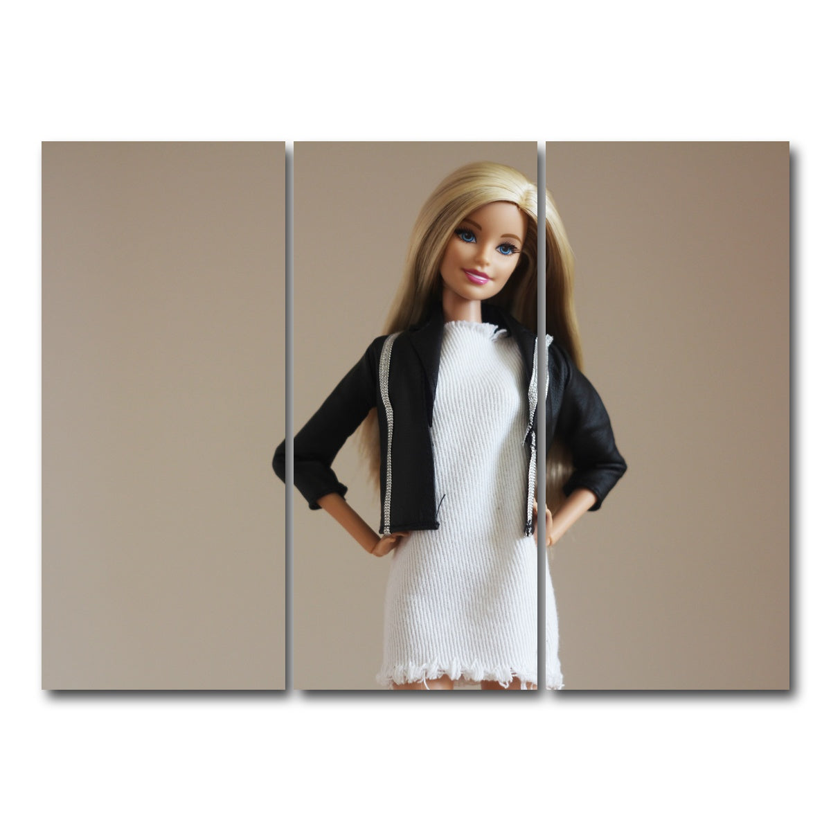 AUTO-MOCKUP WHITE | Barbie Casual | 3 Piece | Gallery Wrap Canvas | group=8x18