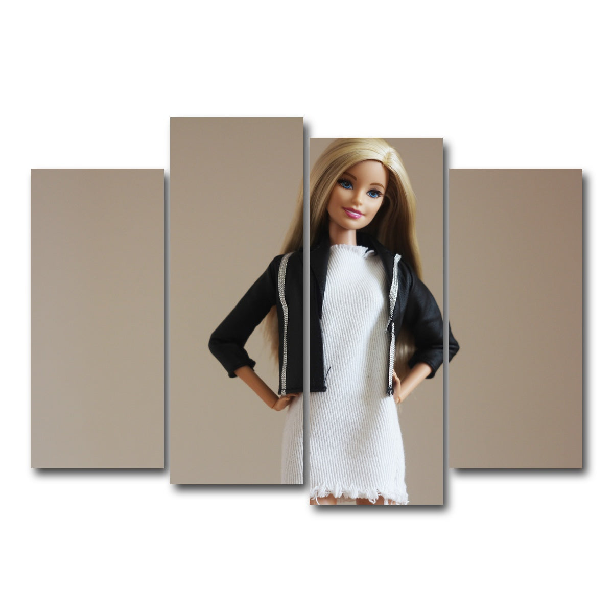 AUTO-MOCKUP WHITE | Barbie Casual | 4 Piece | Gallery Wrap Canvas | group=4_normal