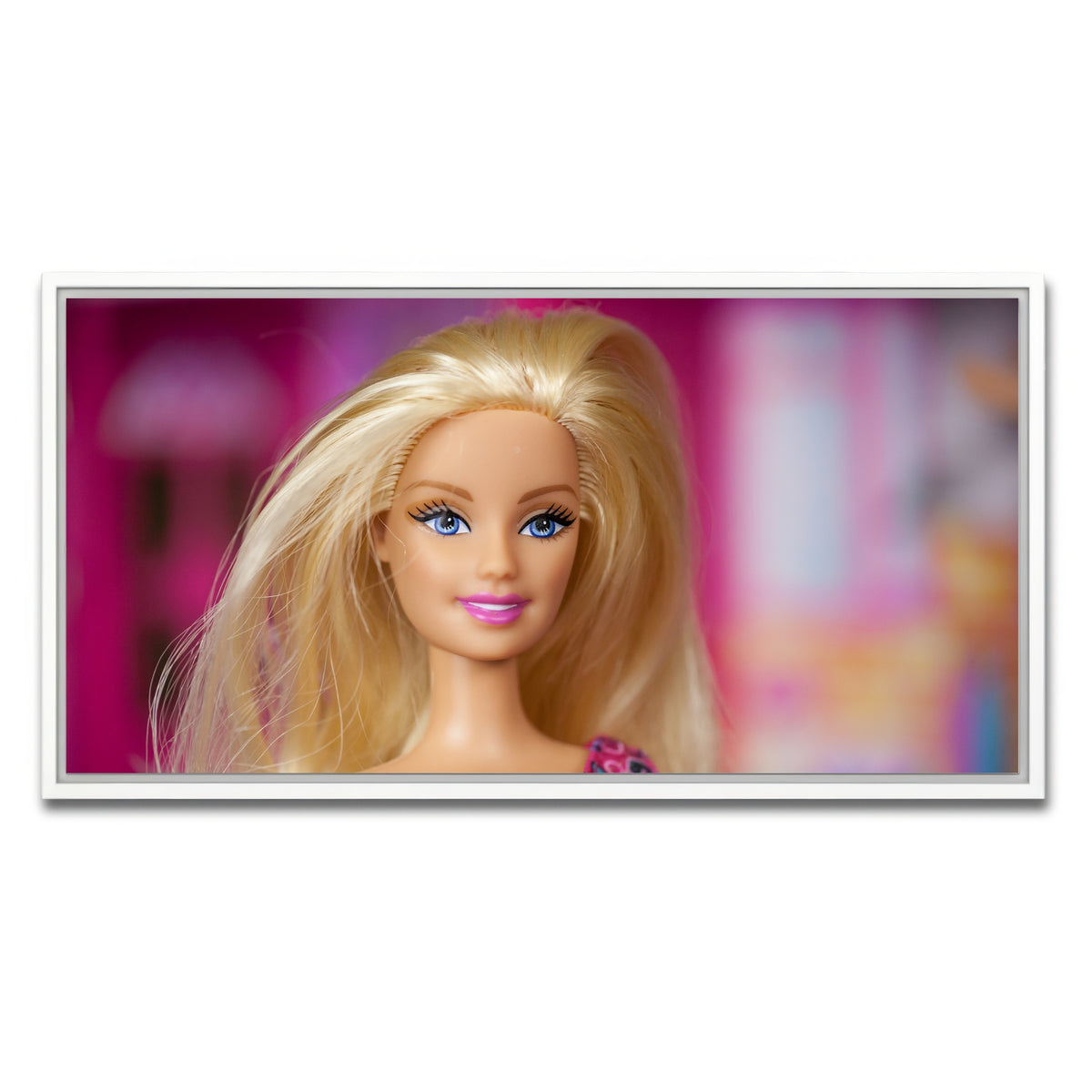 AUTO-MOCKUP WHITE | Barbie Doll | 1 Piece | White Framed Canvas | group=2x1