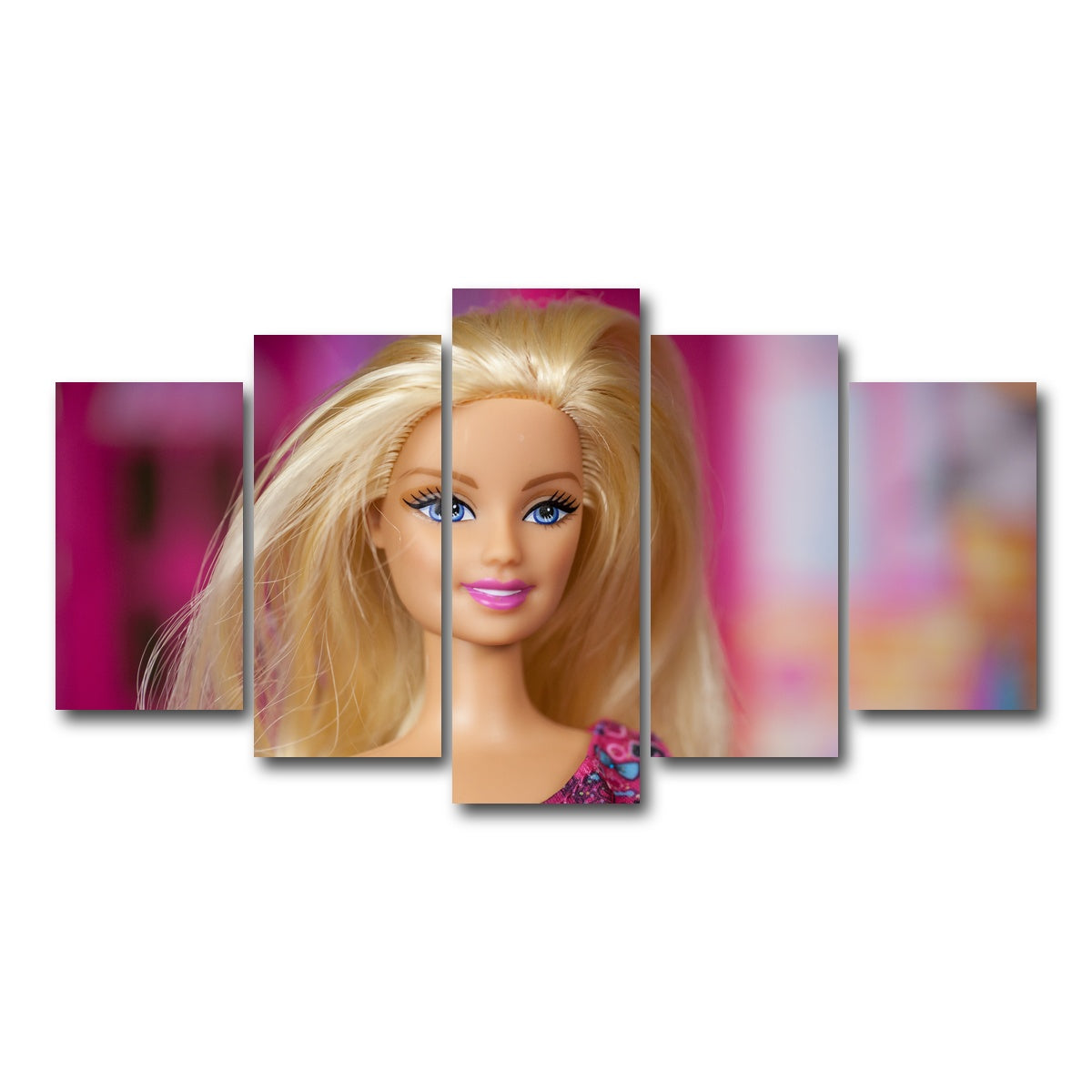 AUTO-MOCKUP WHITE | Barbie Doll | 5 Piece | Gallery Wrap Canvas | group=5_normal