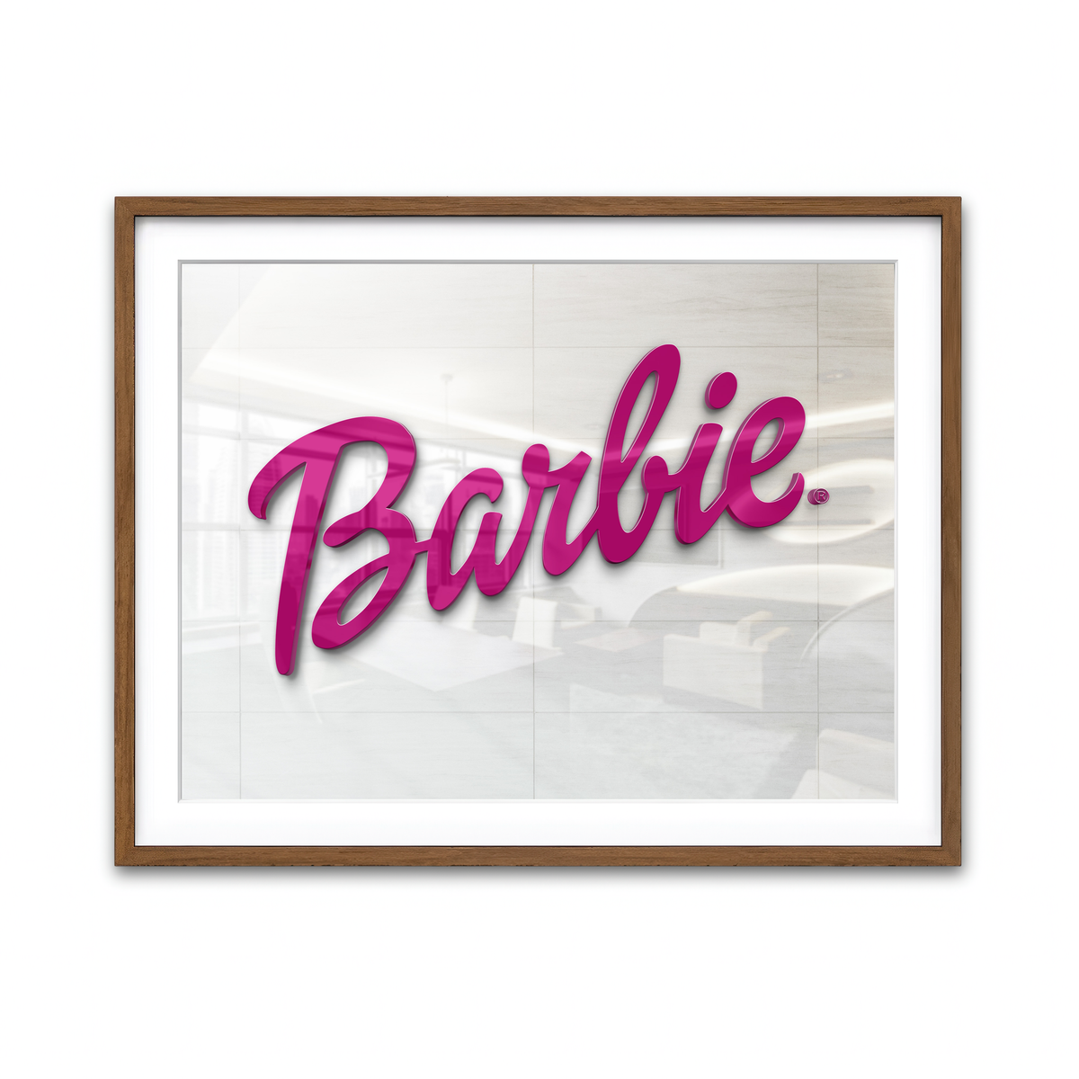 Framed Print 4x3 Walnut