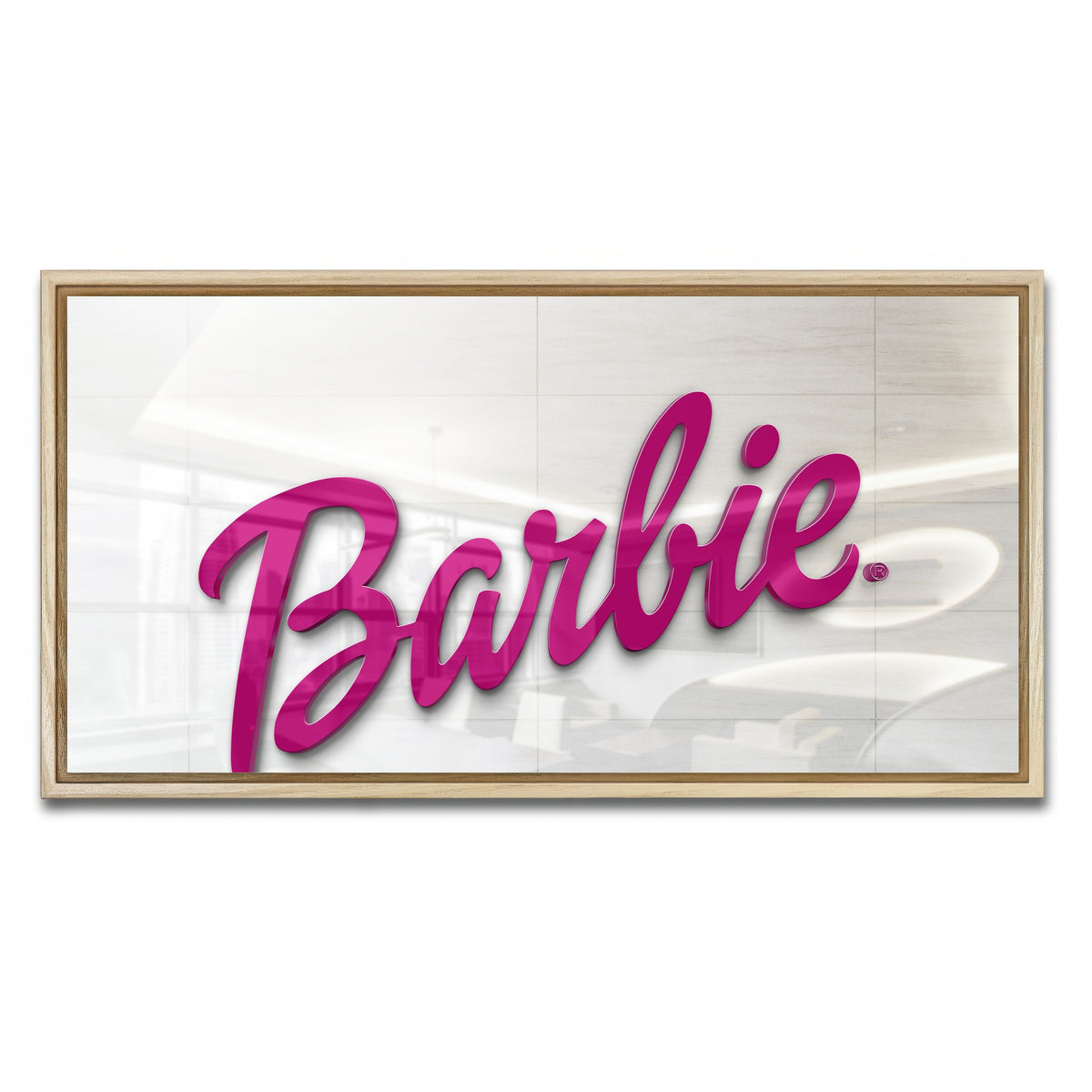 AUTO-MOCKUP WHITE | Barbie | 1 Piece | Natural Framed Canvas | group=2x1