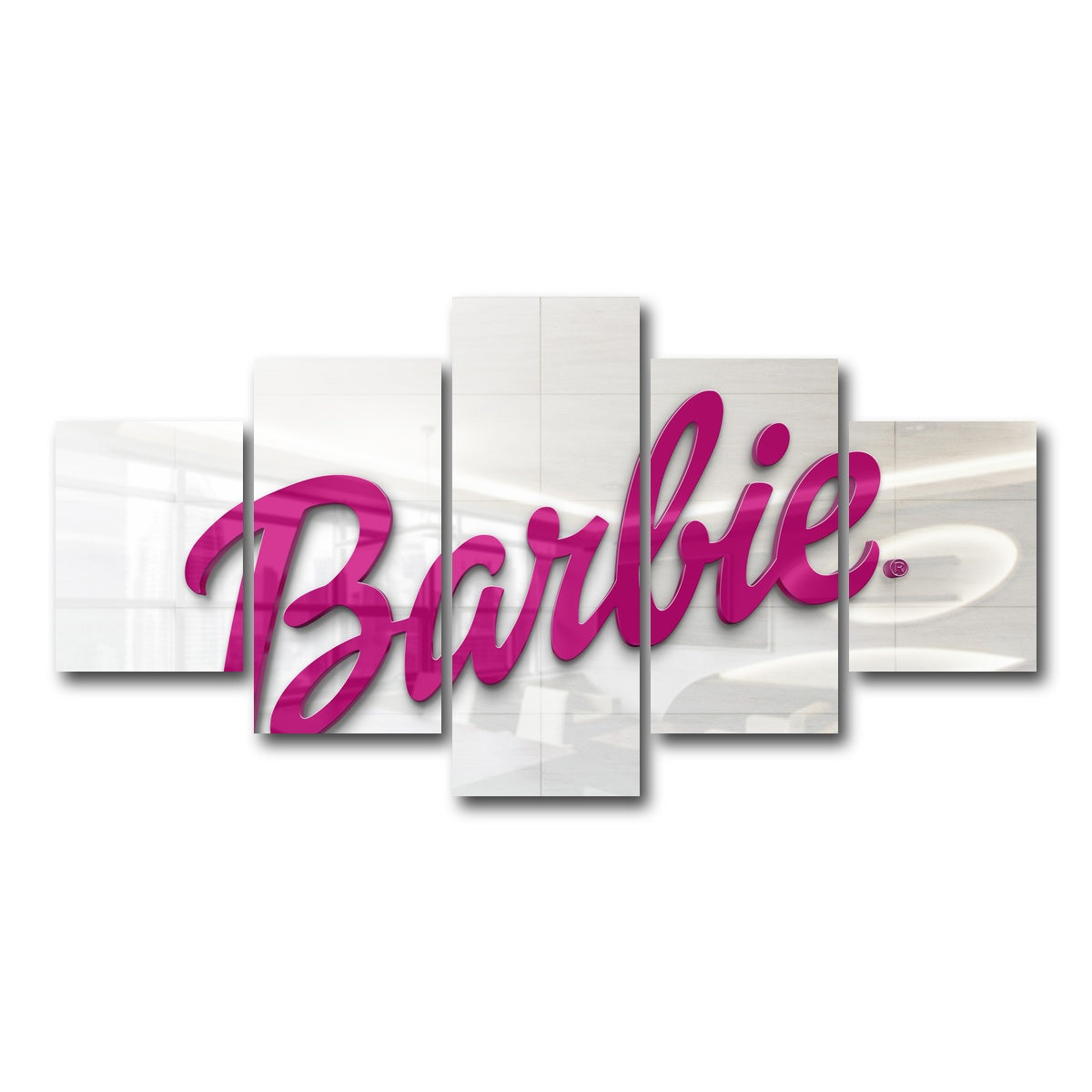 AUTO-MOCKUP WHITE | Barbie | 5 Piece | Gallery Wrap Canvas | group=5_short