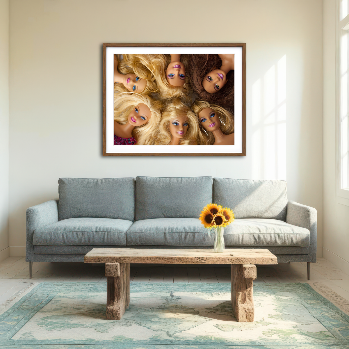 AUTO-MOCKUP ROOM | Barbie's Wall Art