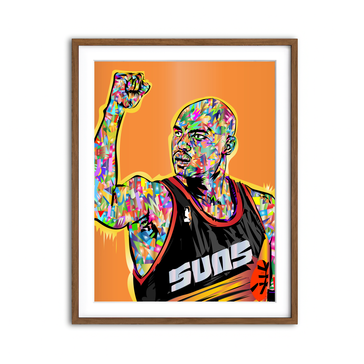 Framed Print 3x4 Walnut