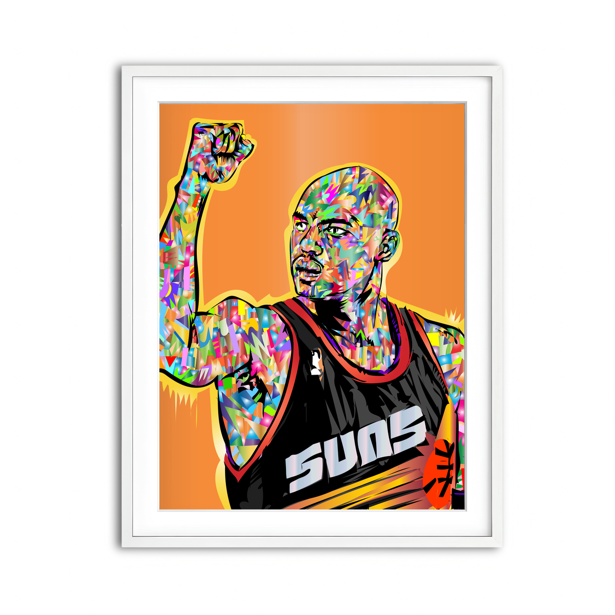 Framed Print 3x4 White