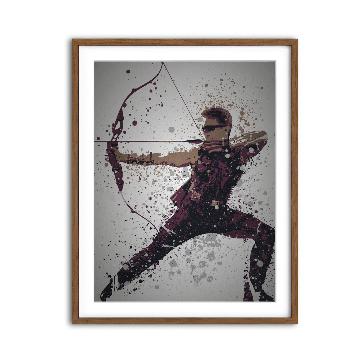 Framed Print 3x4 Walnut