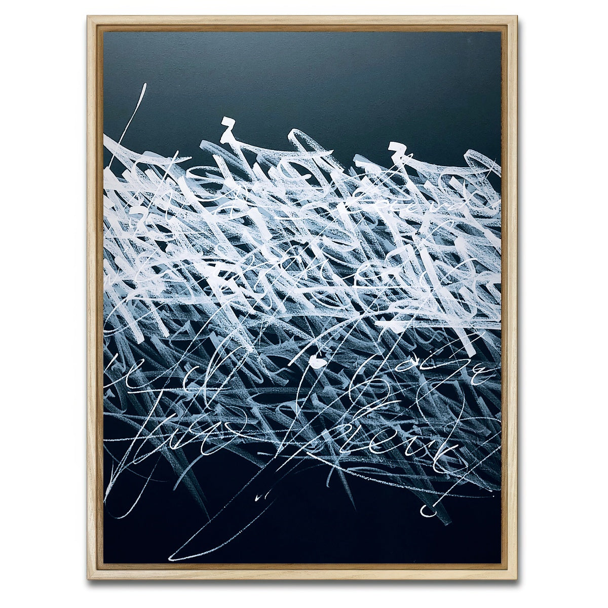 AUTO-MOCKUP WHITE | Bash b&W | 1 Piece | Natural Framed Canvas | group=3x4