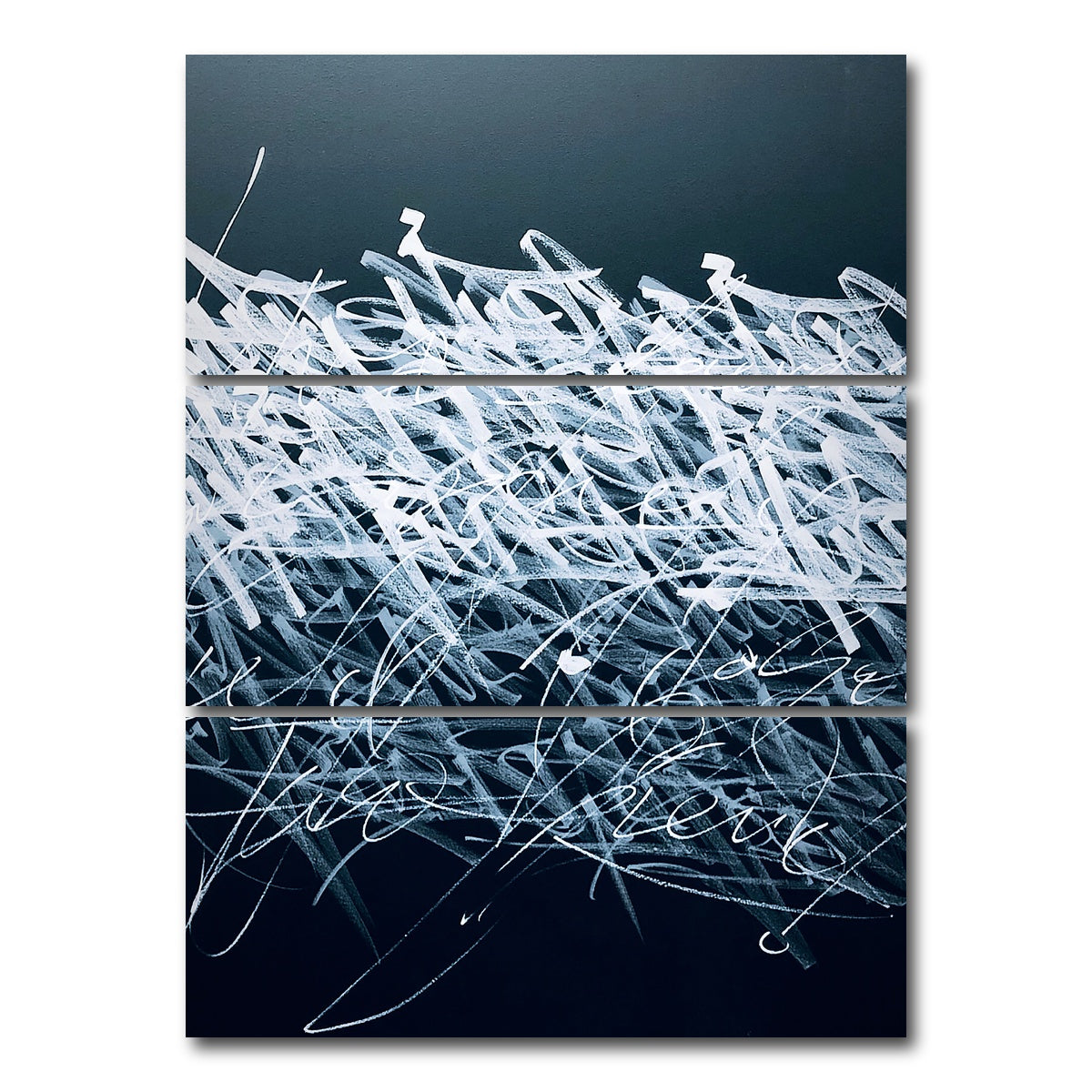 AUTO-MOCKUP WHITE | Bash b&W | 3 Piece | Gallery Wrap Canvas | group=8x18_stacked