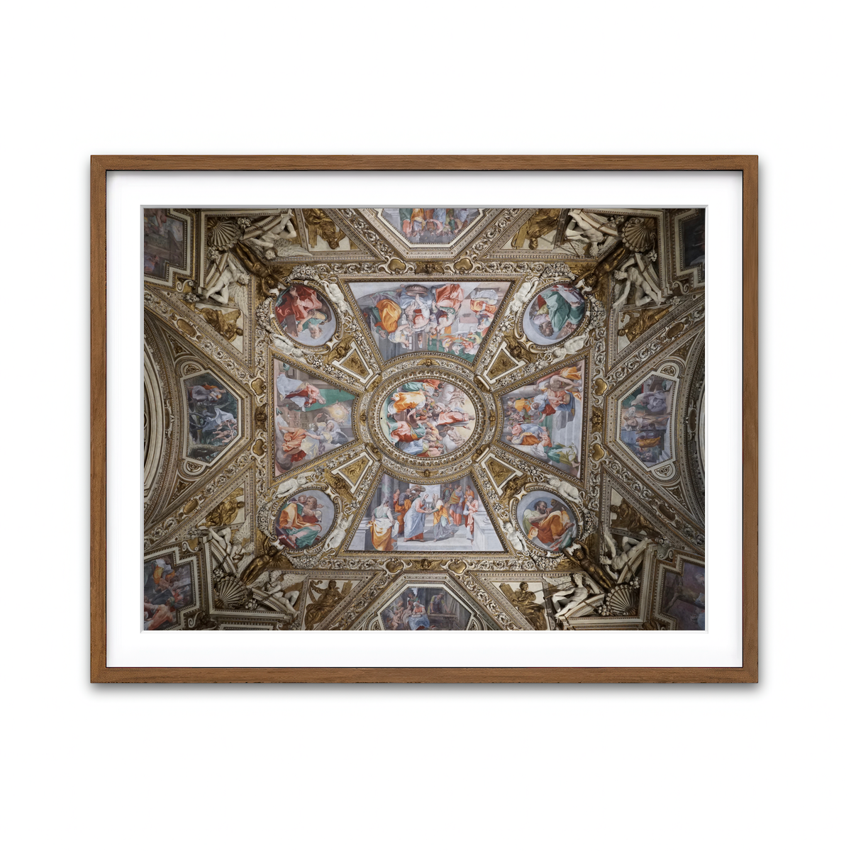 Framed Print 4x3 Walnut