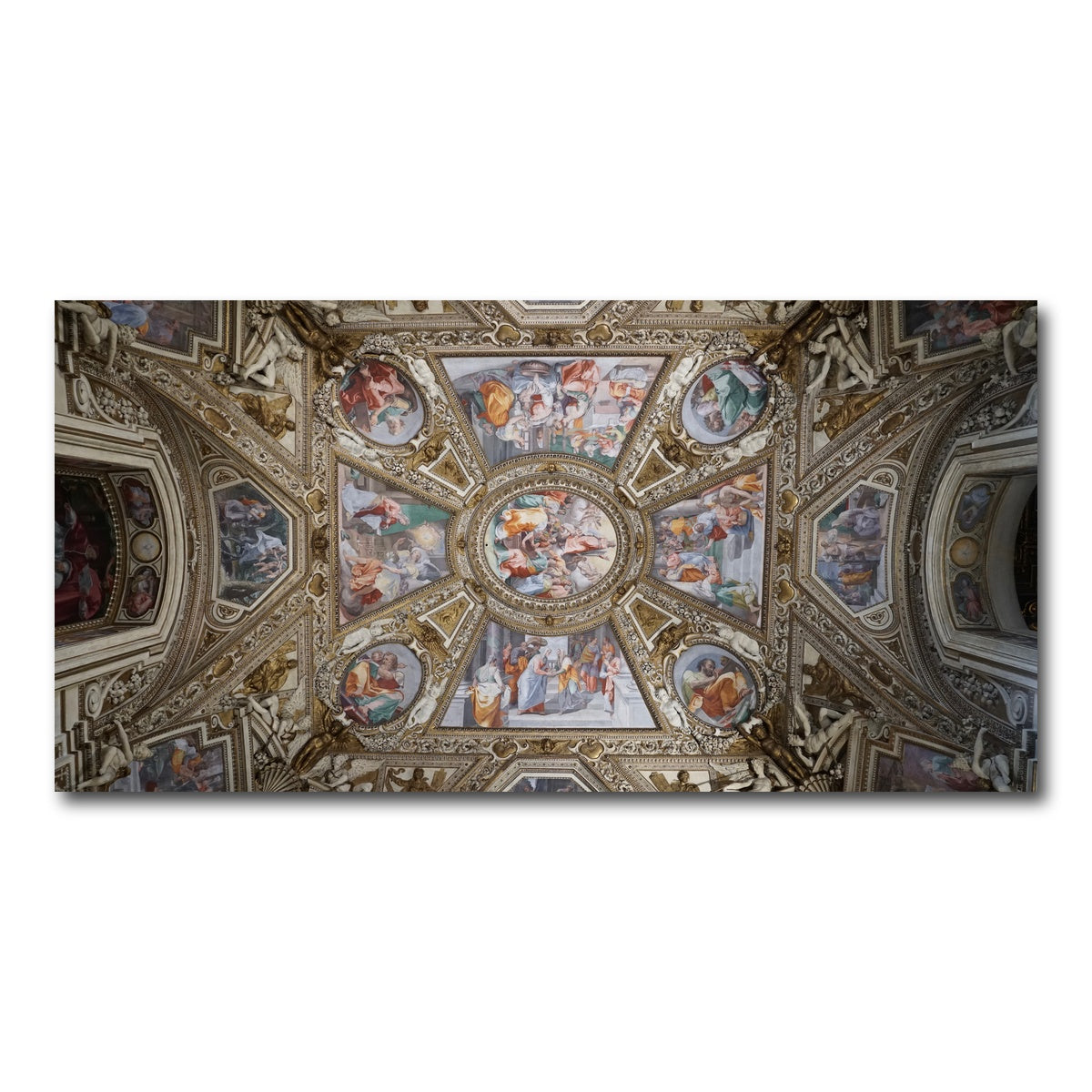 AUTO-MOCKUP WHITE | Basilica di Santa Maria | 1 Piece | Gallery Wrap Canvas | group=2x1