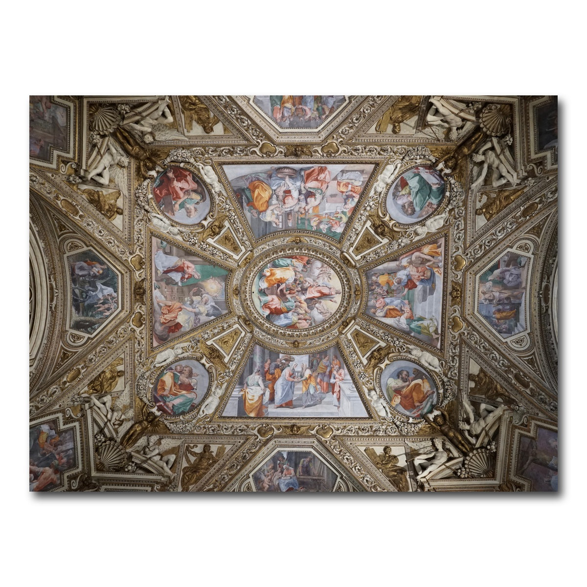 AUTO-MOCKUP WHITE | Basilica di Santa Maria | 1 Piece | Gallery Wrap Canvas | group=4x3