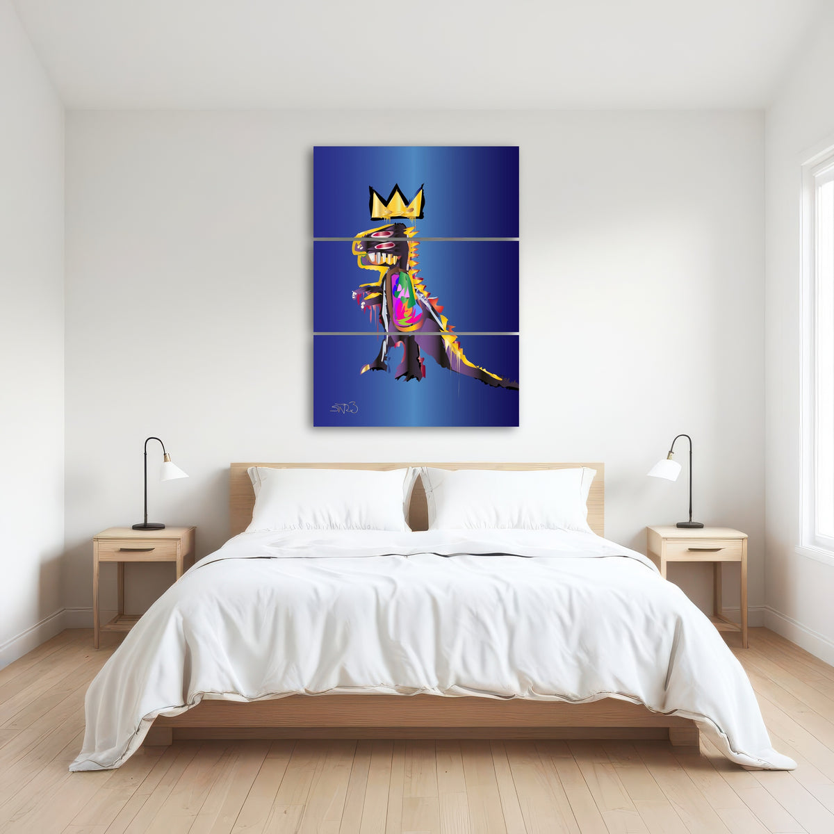 AUTO-MOCKUP ROOM | Basquiat Dinosaur