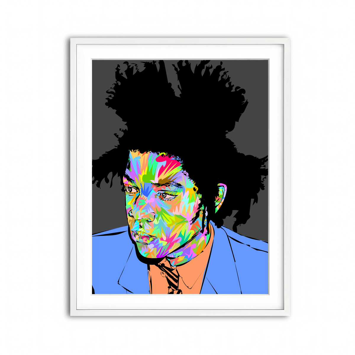 Framed Print 3x4 White