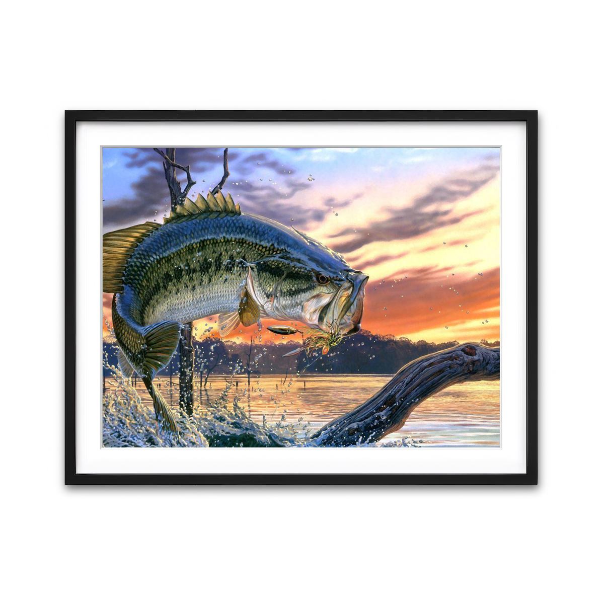 Framed Print 4x3 Black