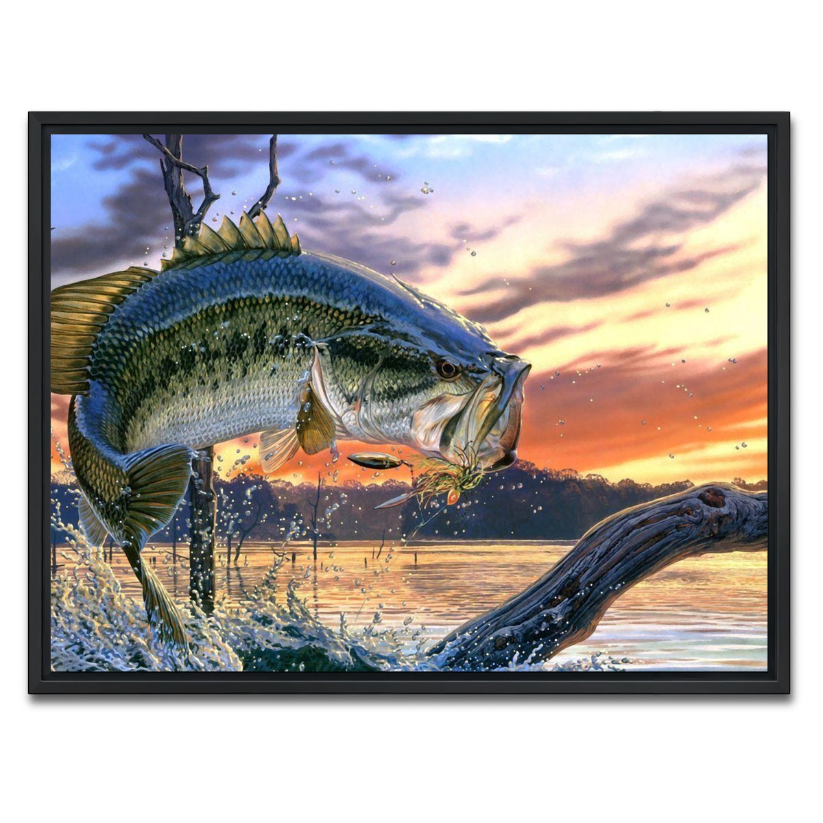 AUTO-MOCKUP WHITE | Bass | 1 Piece | Black Framed Canvas | group=4x3