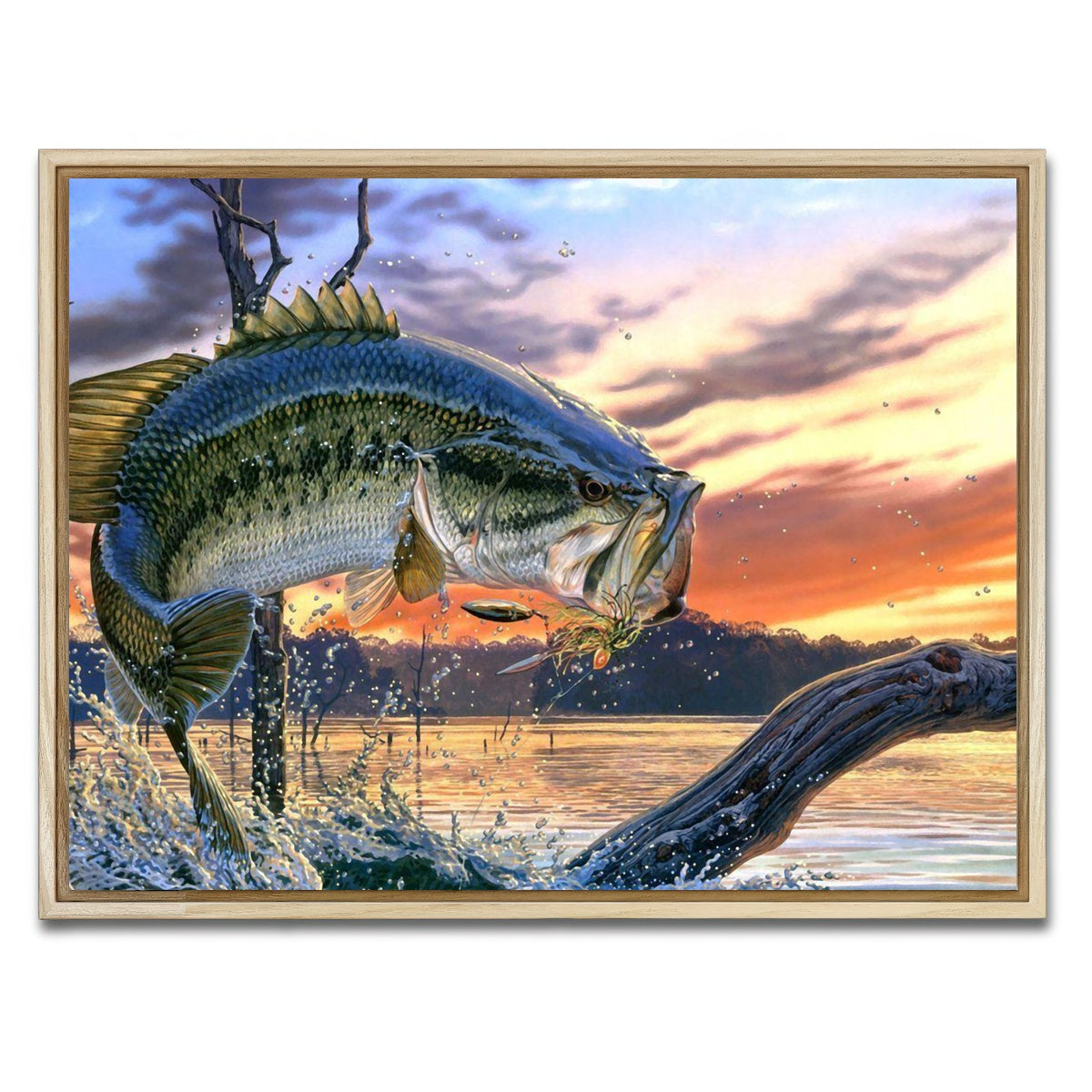 AUTO-MOCKUP WHITE | Bass | 1 Piece | Natural Framed Canvas | group=4x3