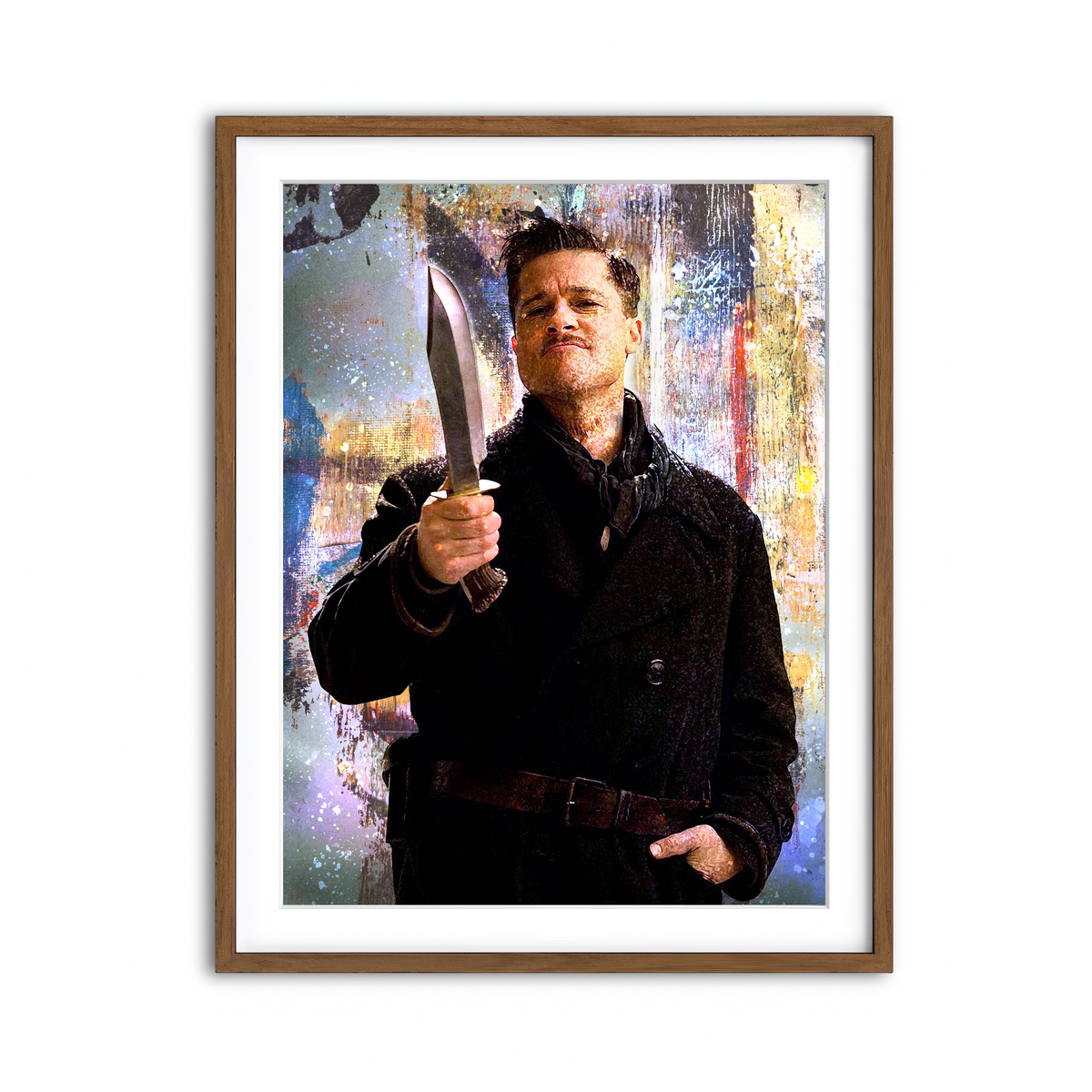 Framed Print 3x4 Walnut