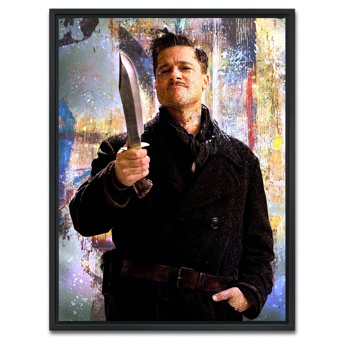 AUTO-MOCKUP WHITE | Basterds | 1 Piece | Black Framed Canvas | group=3x4