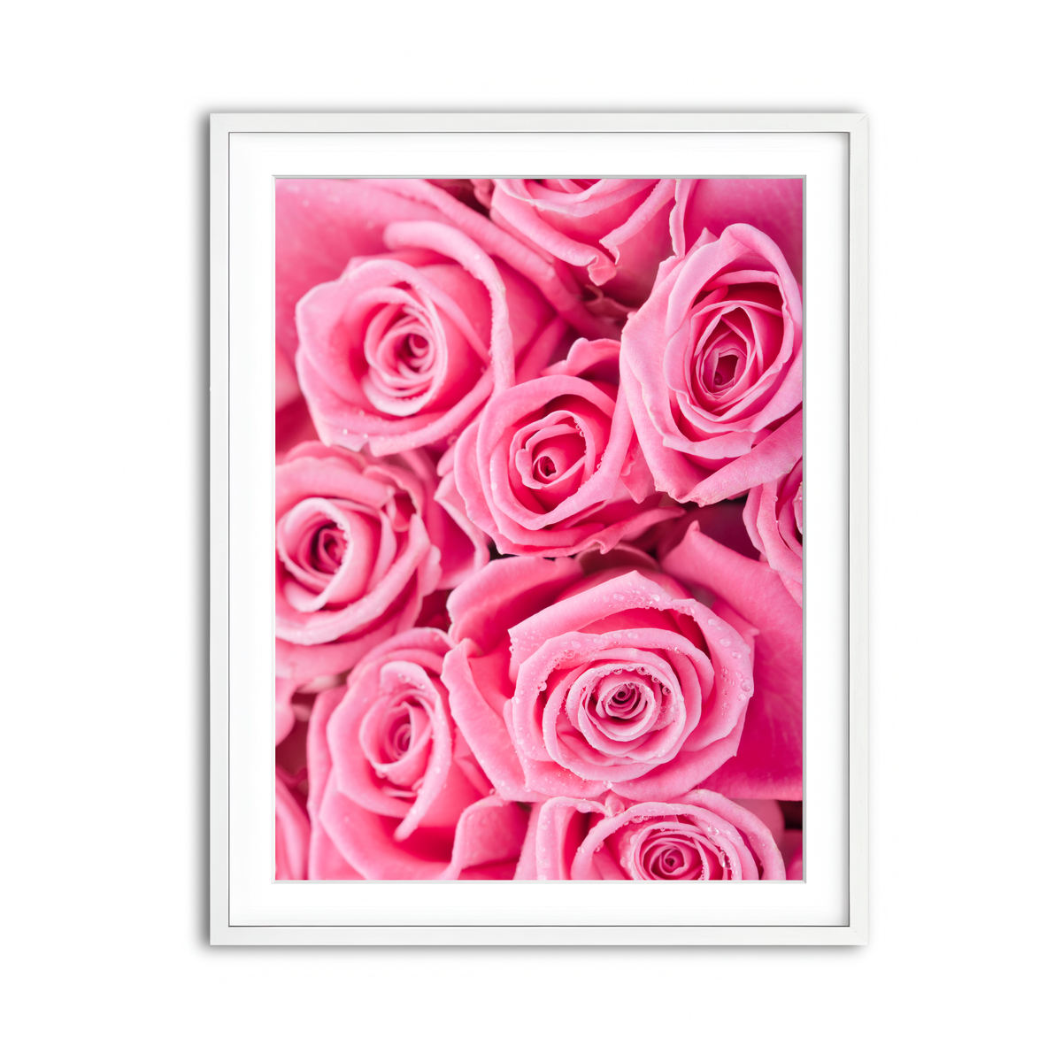 Framed Print 3x4 White
