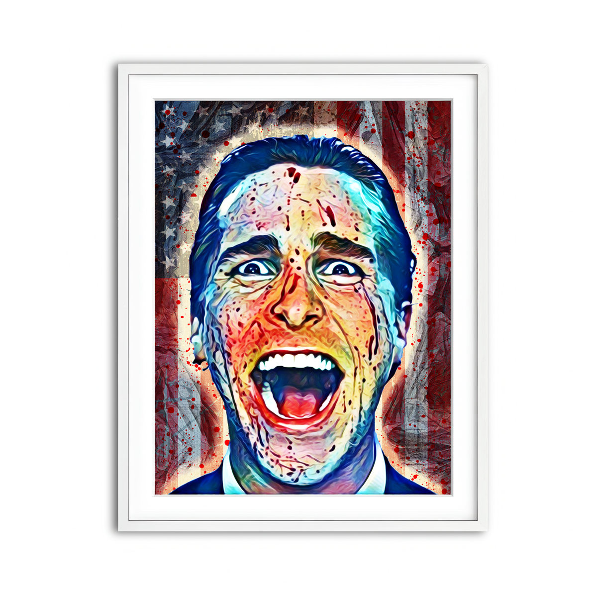 Framed Print 3x4 White