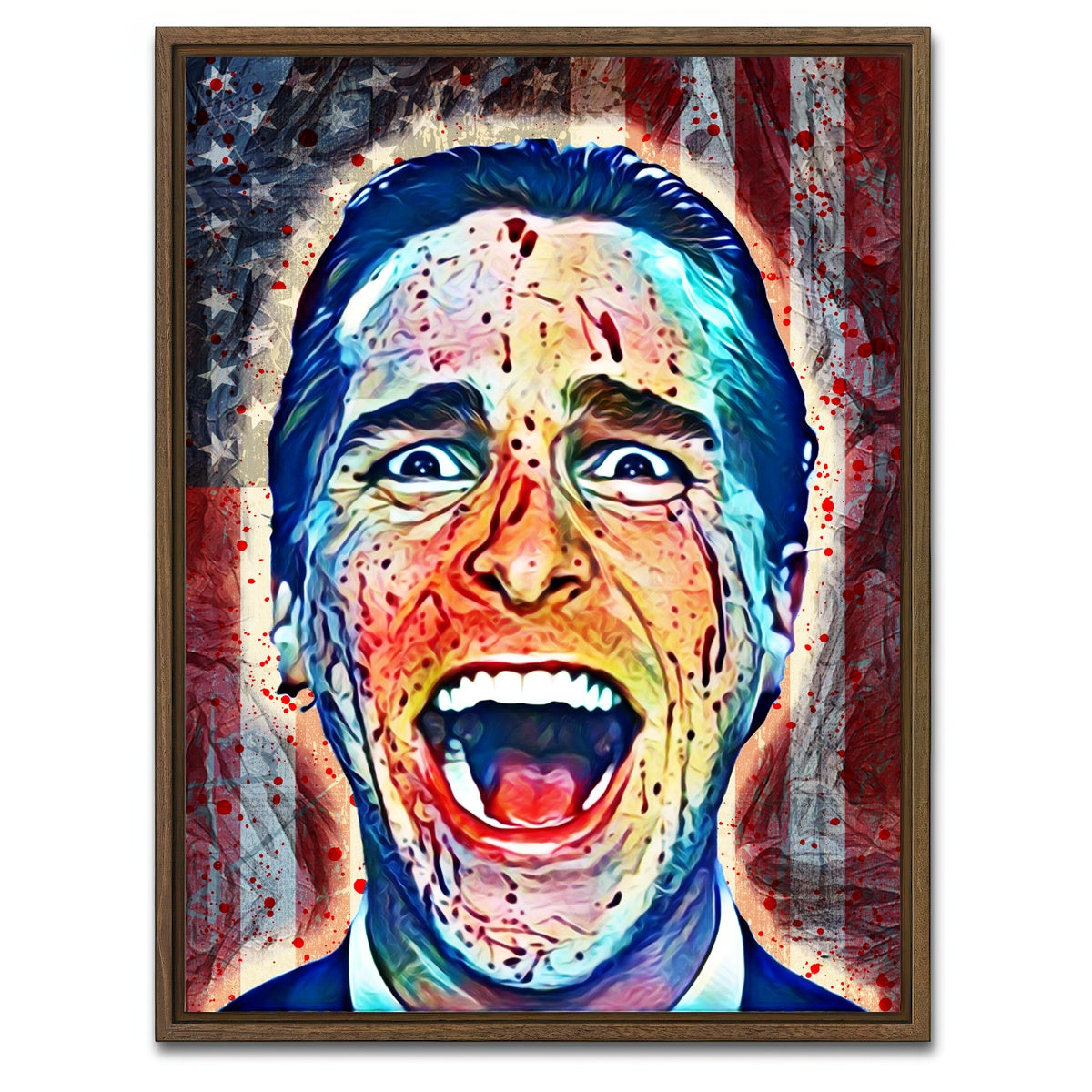 AUTO-MOCKUP WHITE | Bateman Canvas | 1 Piece | Walnut Framed Canvas | group=3x4