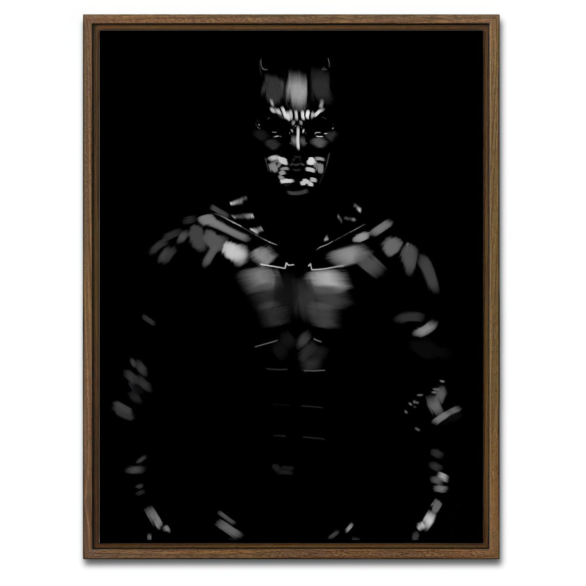 AUTO-MOCKUP WHITE | Batfleck | 1 Piece | Walnut Framed Canvas | group=3x4