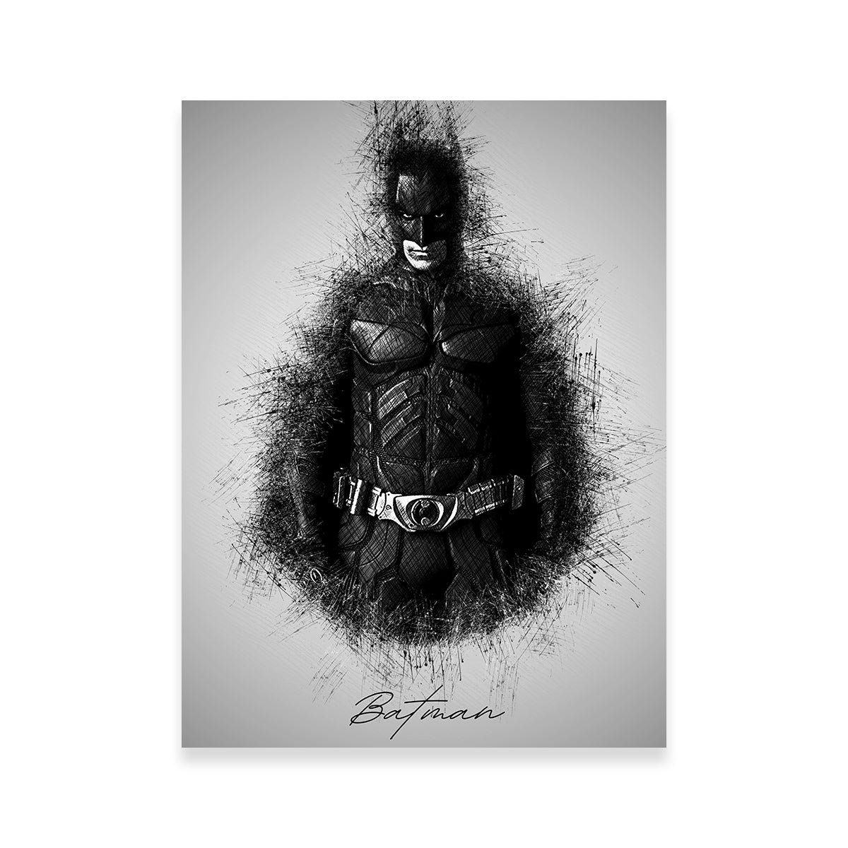 Batman Sketch Wall Art