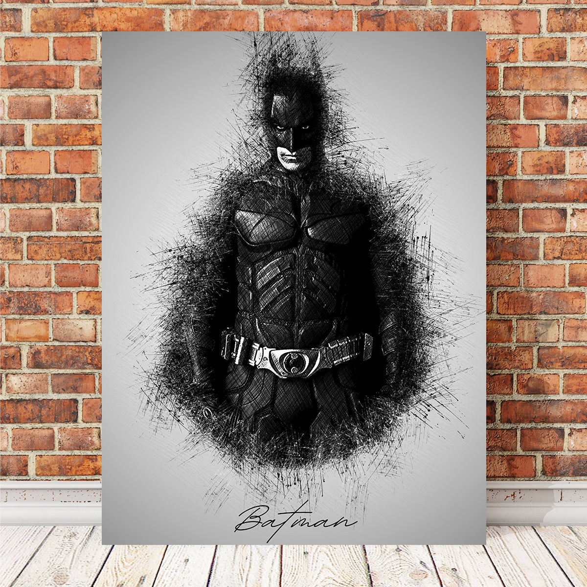 Batman Sketch Wall Art