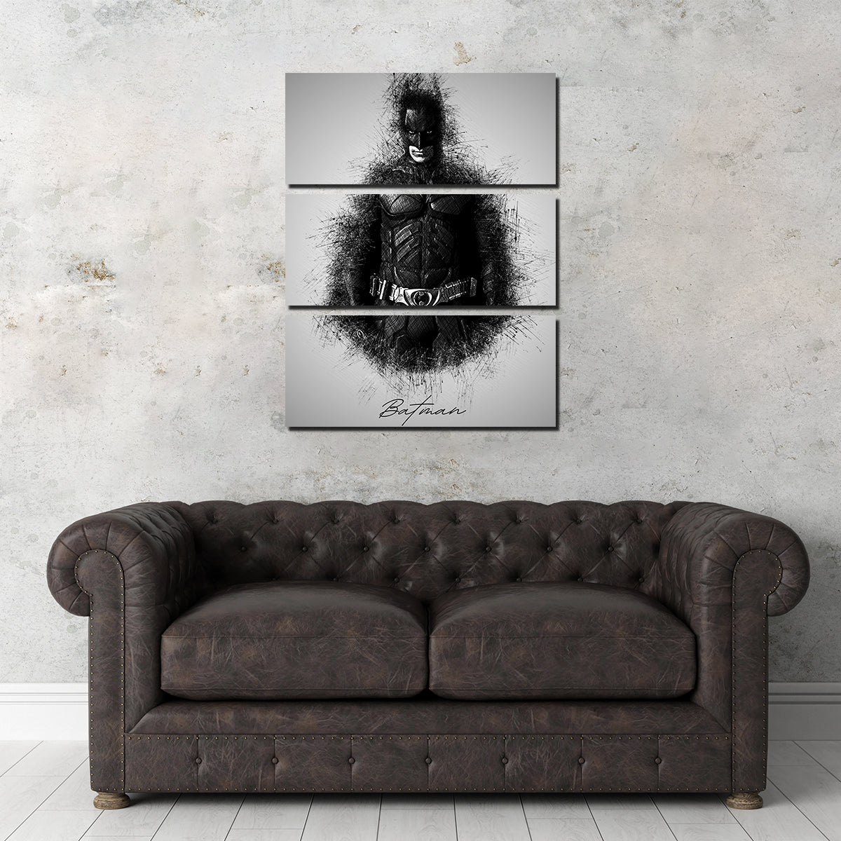 Batman Sketch Wall Art