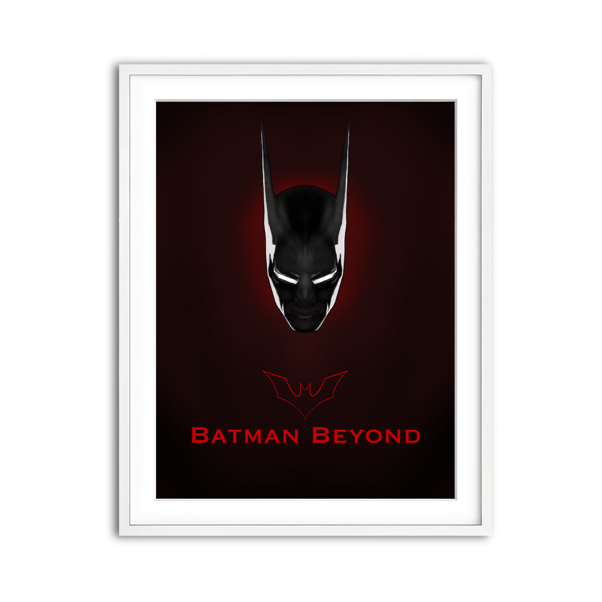 Framed Print 3x4 White