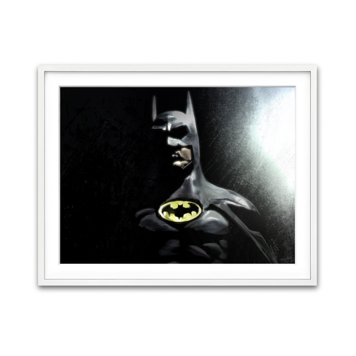 Framed Print 4x3 White