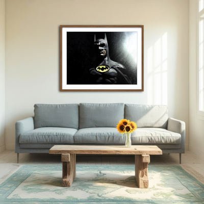 AUTO-MOCKUP ROOM | Batman In The Light Wall Art