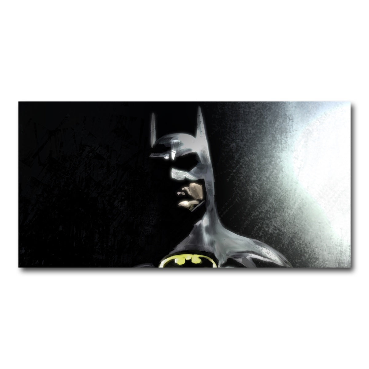AUTO-MOCKUP WHITE | Batman In The Light | 1 Piece | Gallery Wrap Canvas | group=2x1