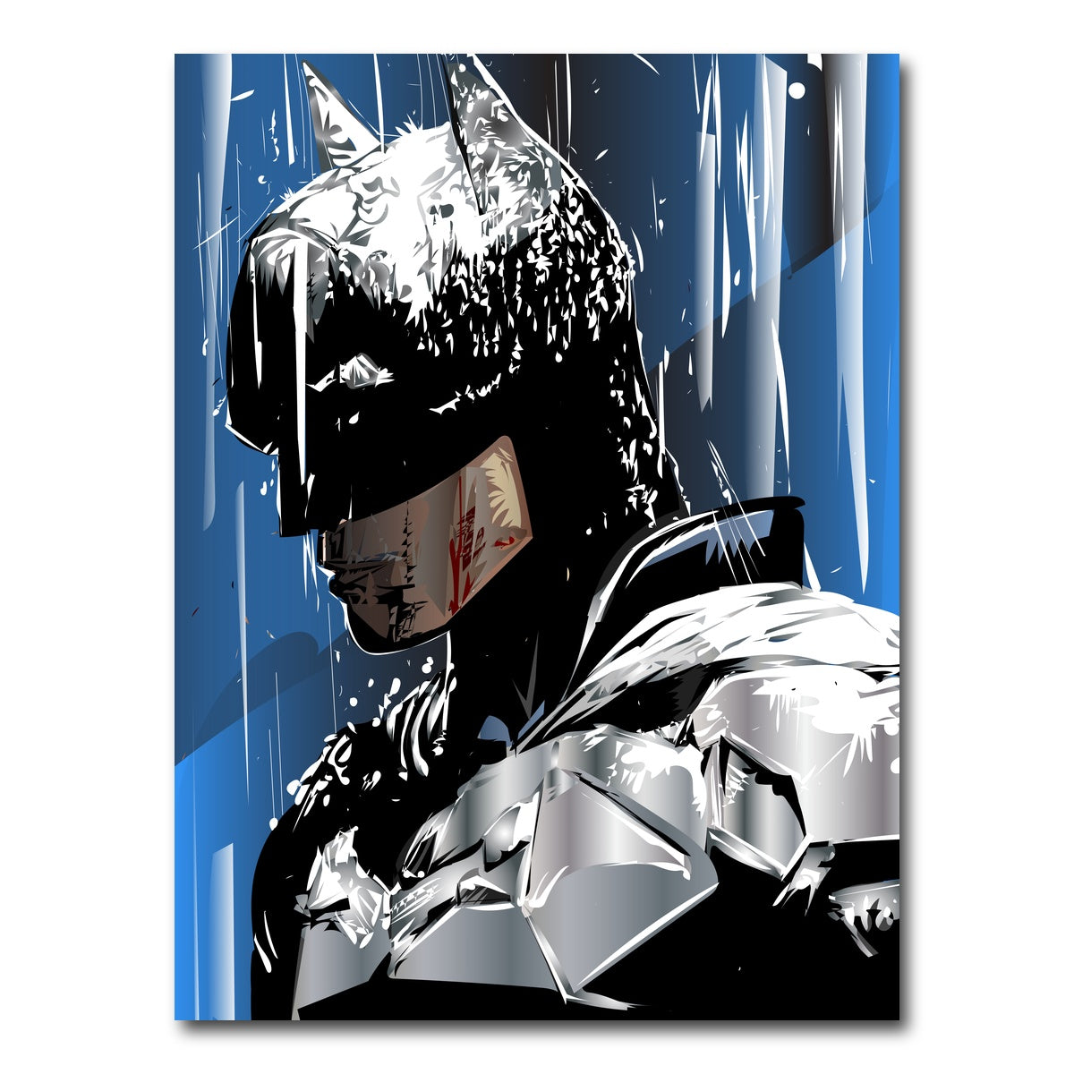 AUTO-MOCKUP WHITE | Batman Rain | 1 Piece | Gallery Wrap Canvas | group=3x4