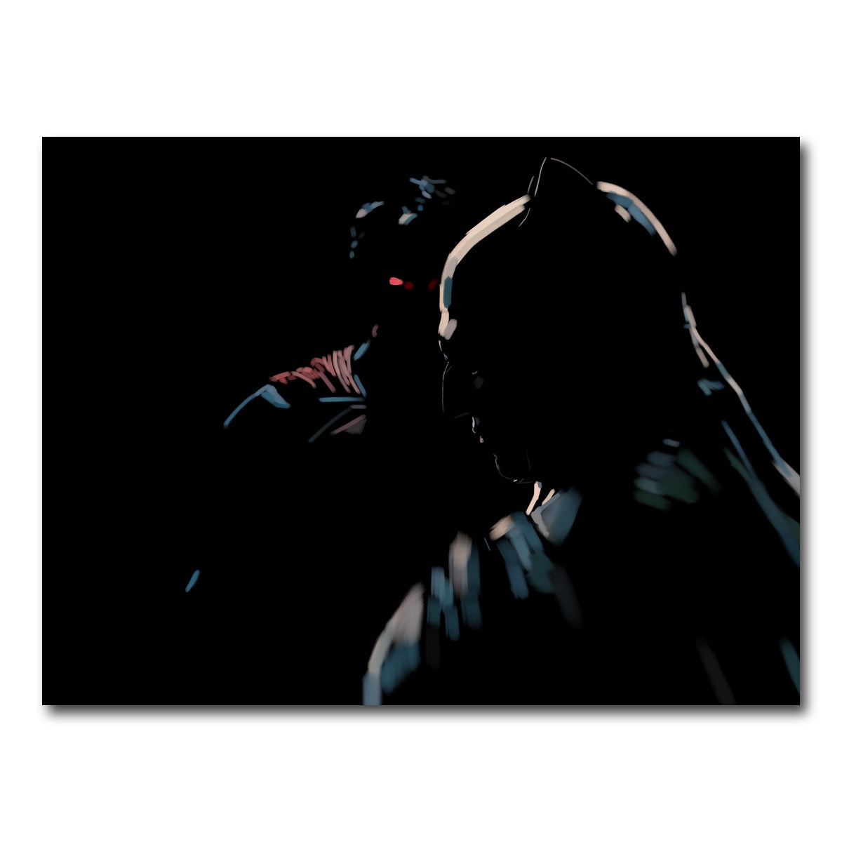 AUTO-MOCKUP WHITE | Batman Vs Superman | 1 Piece | Gallery Wrap Canvas | group=4x3