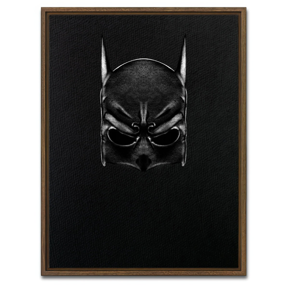 AUTO-MOCKUP WHITE | Batman | 1 Piece | Walnut Framed Canvas | group=3x4