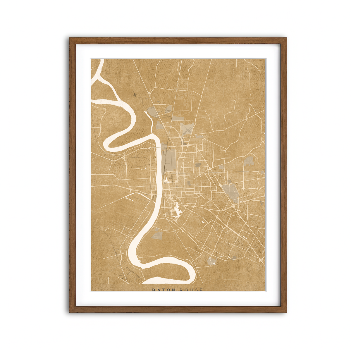 Framed Print 3x4 Walnut