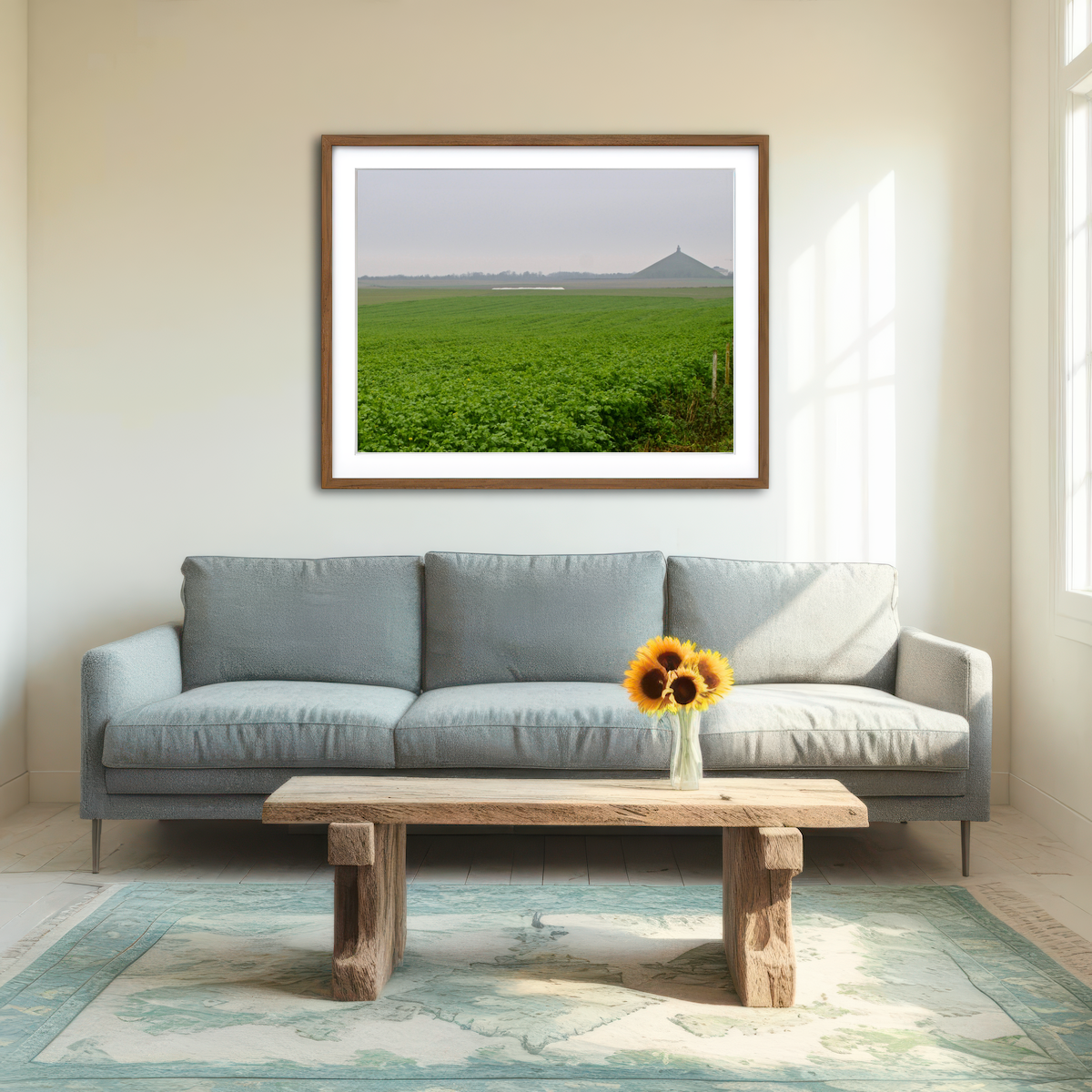 AUTO-MOCKUP ROOM | Battle of Waterloo Wall Art