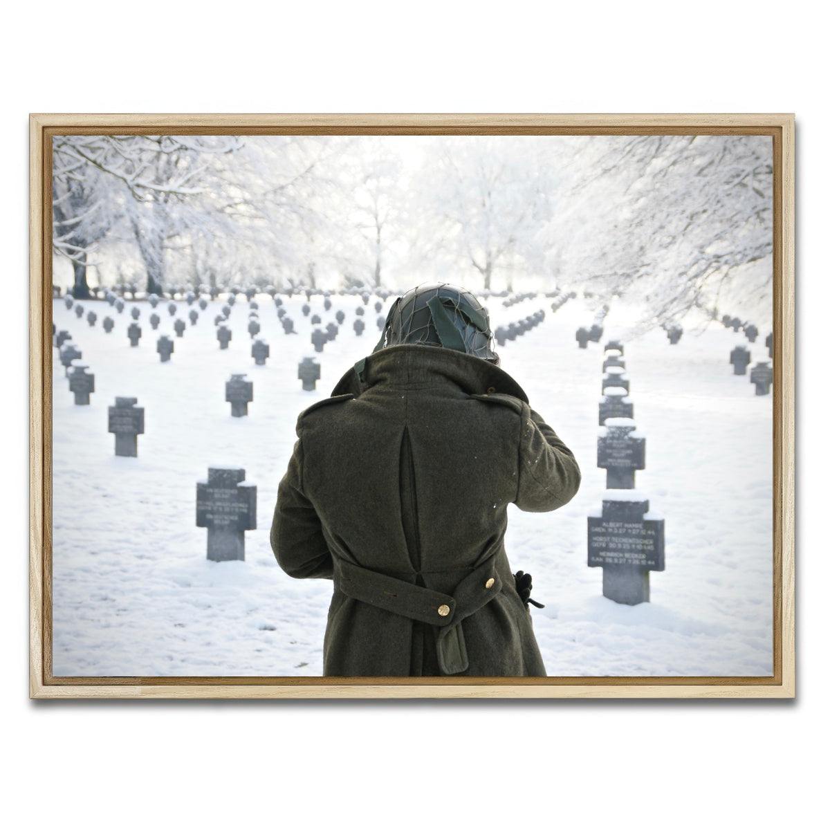 AUTO-MOCKUP WHITE | Battle of the Bulge | 1 Piece | Natural Framed Canvas | group=4x3