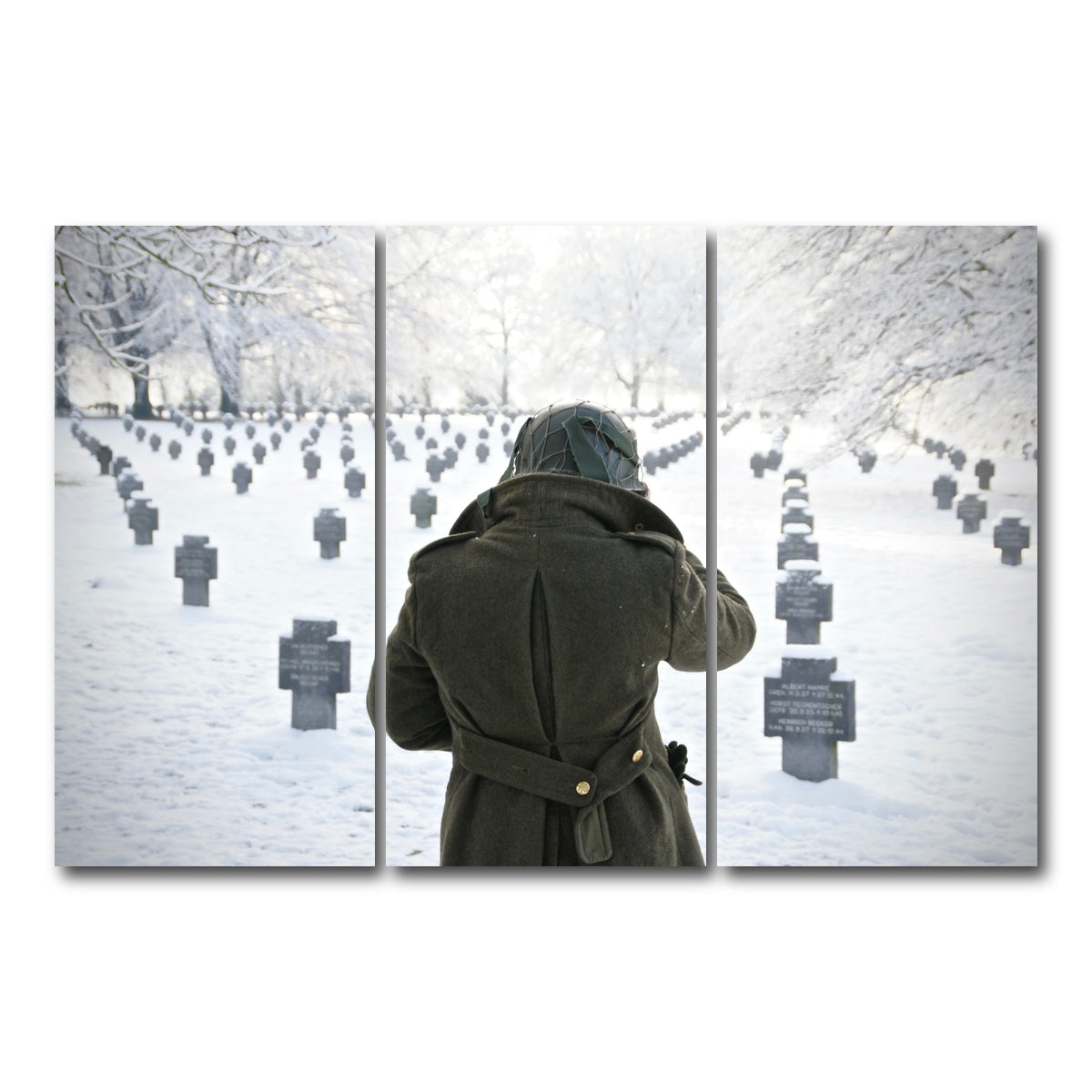 AUTO-MOCKUP WHITE | Battle of the Bulge | 3 Piece | Gallery Wrap Canvas | group=12x24
